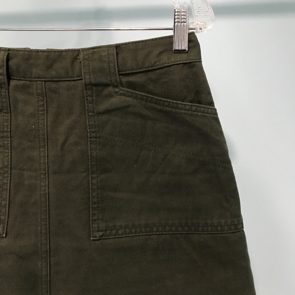 Urban Outfitters BDG Army Green Mini Skirt Size M - Picture 4 of 7